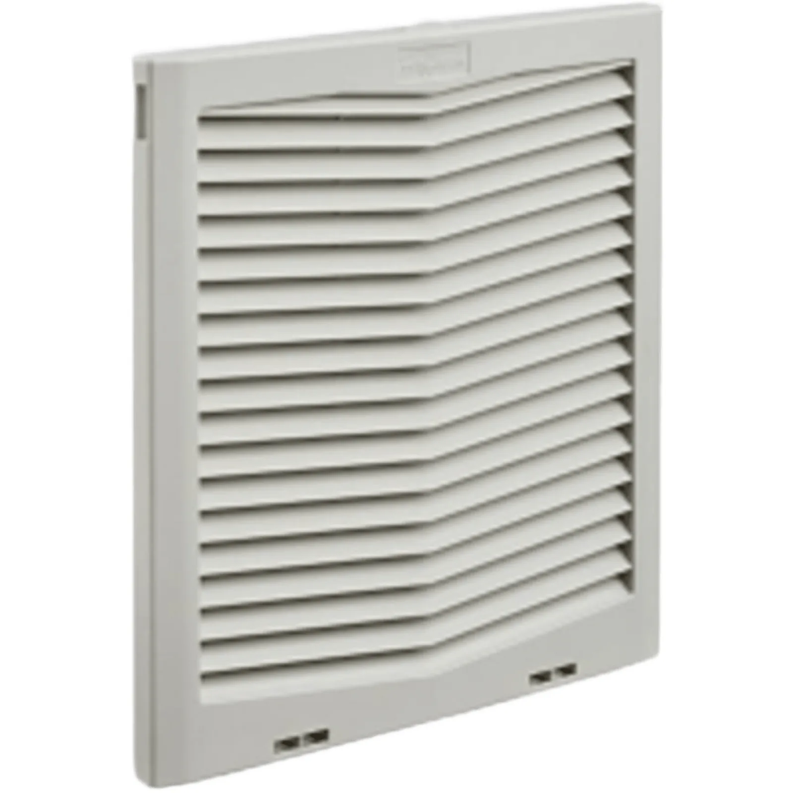 Rejilla de Escape para Ventilador con Filtro HG / Protección Tipo 12 IP55 / Compatible con Ventiladores HF13 de 13 in (325 mm) / Plástico / Gris Claro RAL 7035