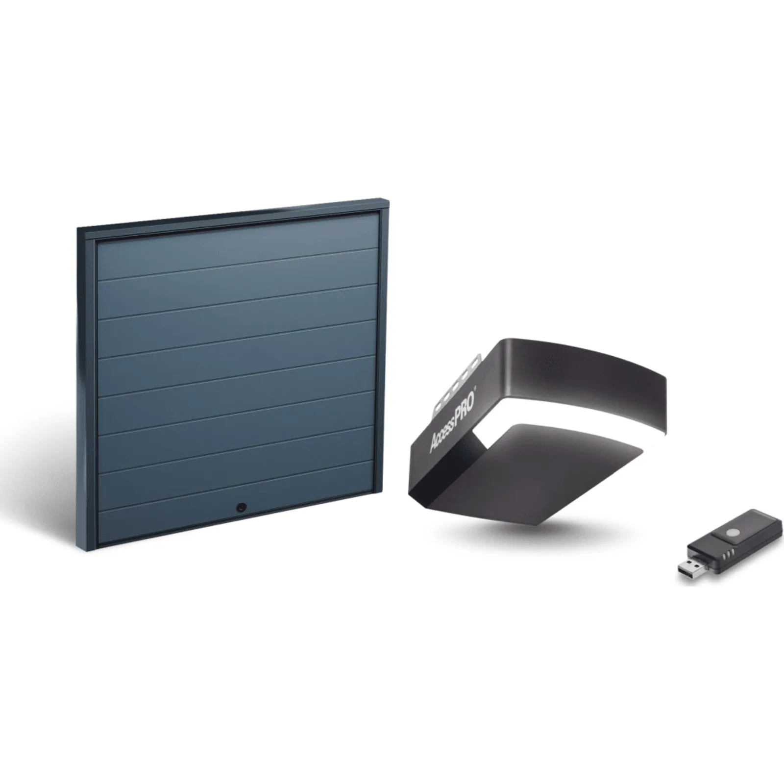 KIT COMPLETO Incluye /Puerta D/ Garage / APDOORL 14x9 Pies / Lisa Linea Central / Insulada / Interfase ACCESSWIFI / Extension ACCESSEXTRAILC /Motor FS1000M / 1/2HP / Fuerte/Silencioso/Luz LED/Motor DC .