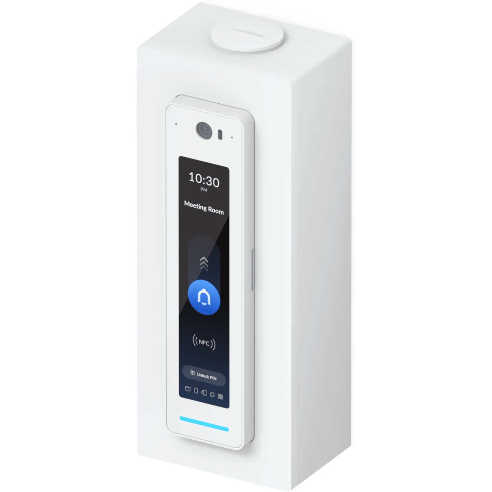 Caja de Conexión Color Blanco para Lectores Profesionales UniFi Access y Doorbell, Montaje en Superficie Plana, Compatible con Conduit de 3/4”
