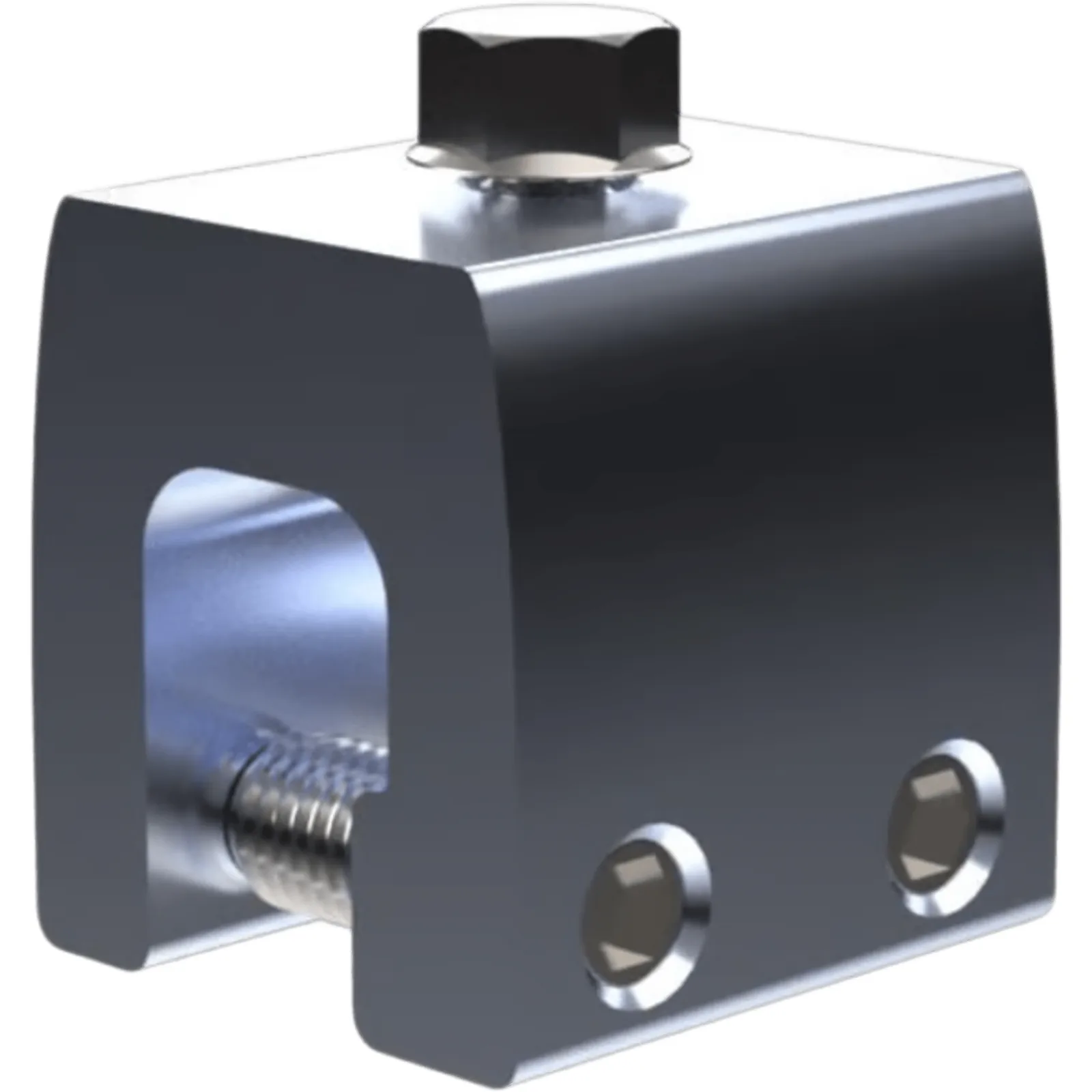 Clamp de Sujeción para Paneles Solares / M2 Clamp V2 / Aluminio Serie 6000 / Sin Perforaciones / Lámina Engargolada / 187 g / Tornillos Acero Inoxidable