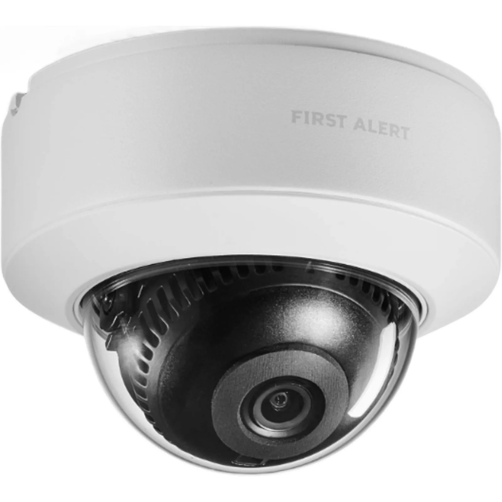 Cámara Domo IA 8MP (4K Ultra HD) / Sensor CMOS 1/2.8" / Lente 2.8 mm FoV 125° / WDR 120 dB / Detección IA Personas-Paquetes-Vehículos / IP67 IK10 / PoE y 12VDC / MicroSDXC 1 TB / Total Connect 2.0
