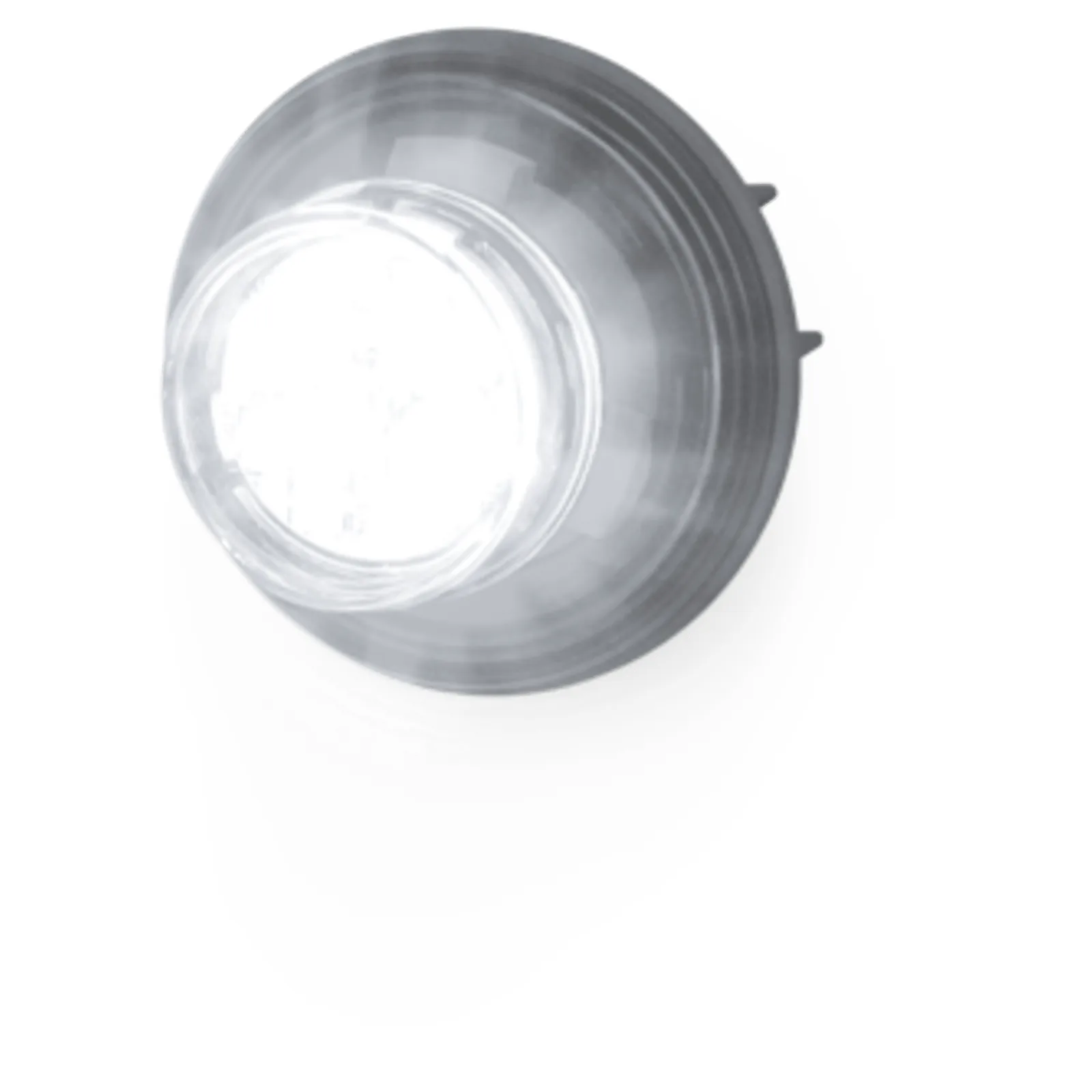 CD3 Connect Estrobo Oculto de 12 LED, Blanco, Lente Transaprente, Bisel Negro