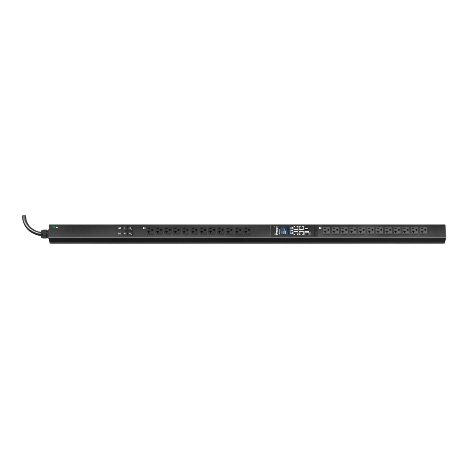 PDU ES2P Monitoreable (MI) para Distribución de Energía, Enchufe de Entrada NEMA L5-30P, Con 24 Salidas NEMA 5-20R, de Instalación Vertical, 120 Vca, 30 Amp