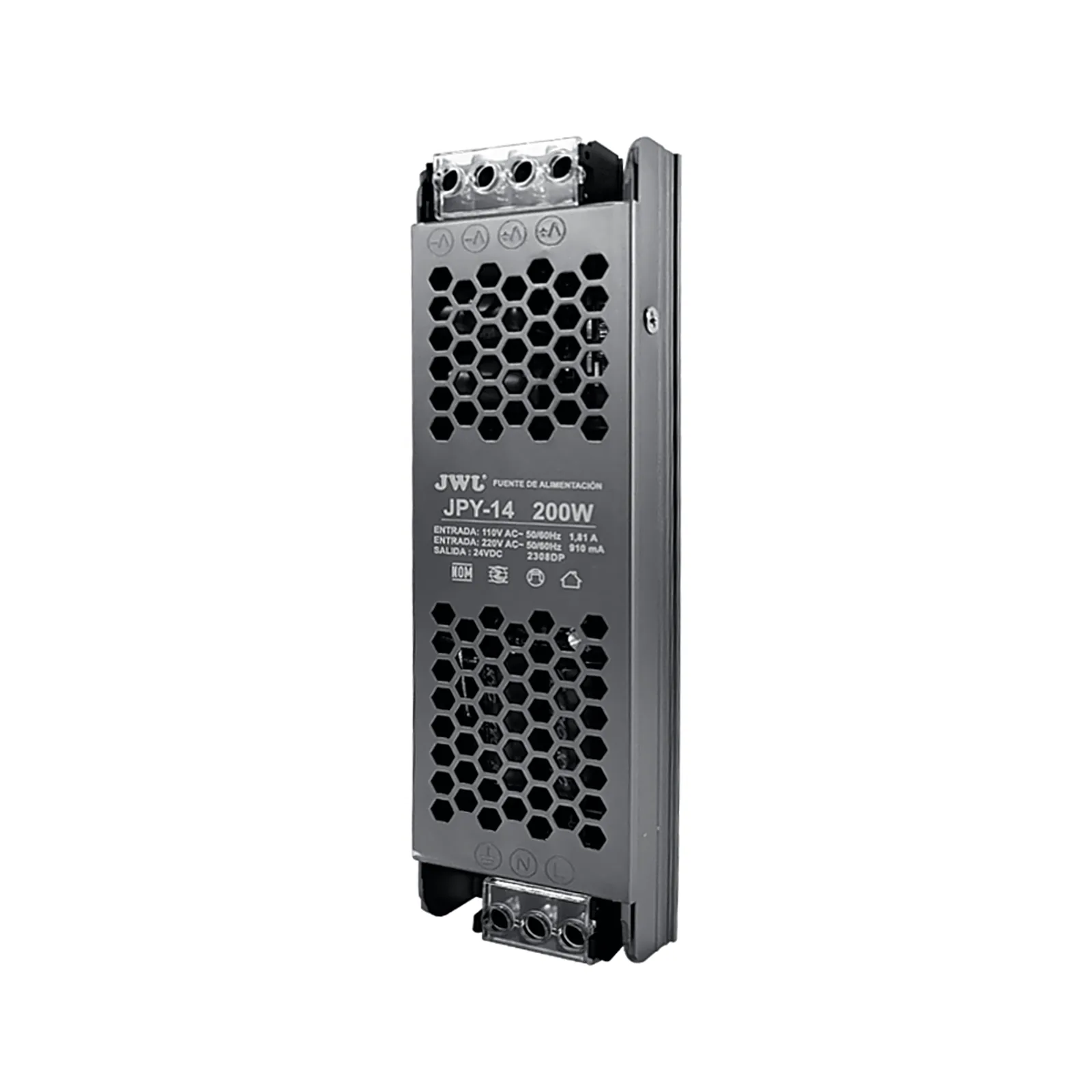 Fuente para Tira LED de 5 metros de 24 VDC / Capacidad 200 W