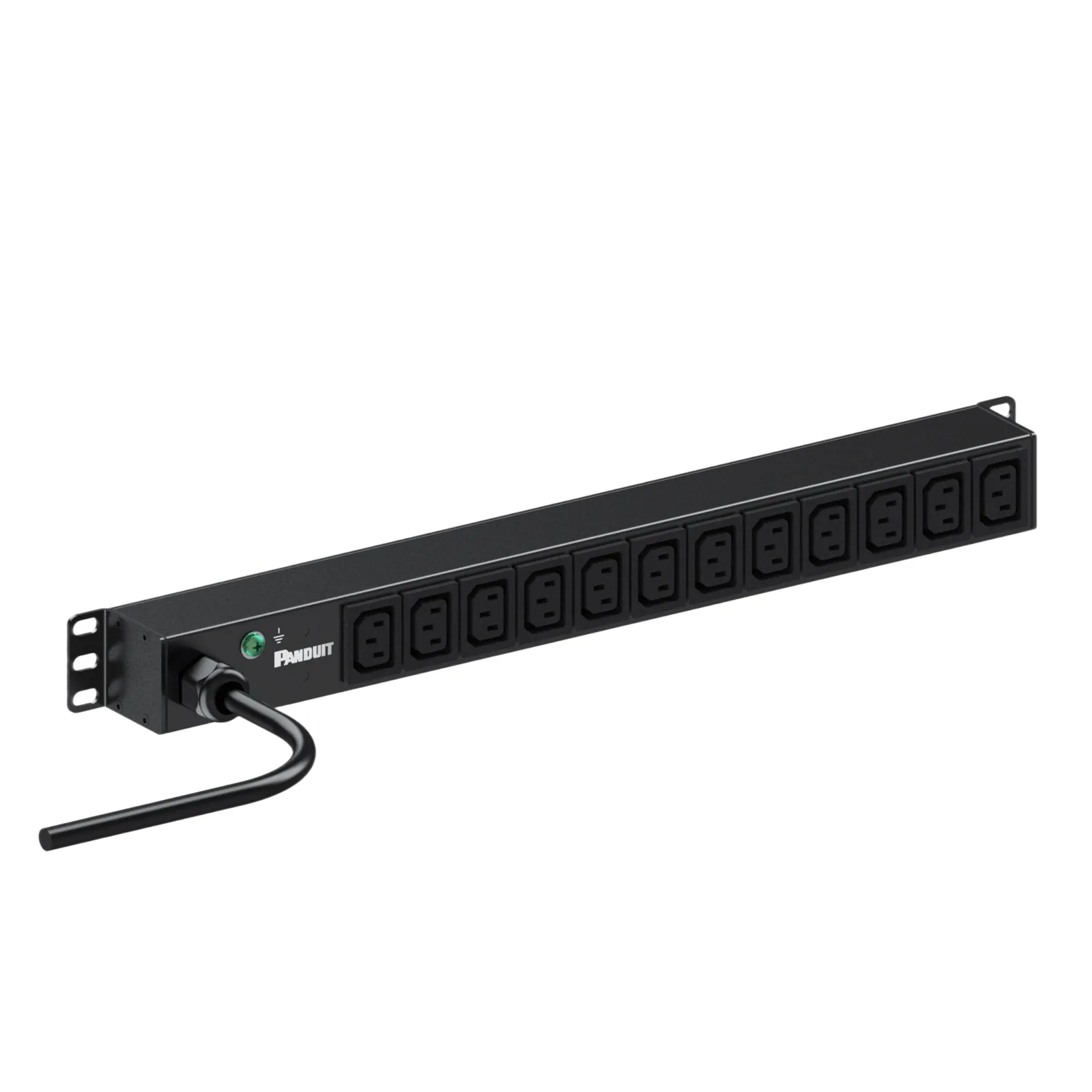 PDU ES2P Básico para Distribución de Energía, Enchufe de Entrada NEMA L6-20P, Con 12 Contactos C13, Instalación Horizontal de 19in, 1UR, 20 Amp, 220 Vca
