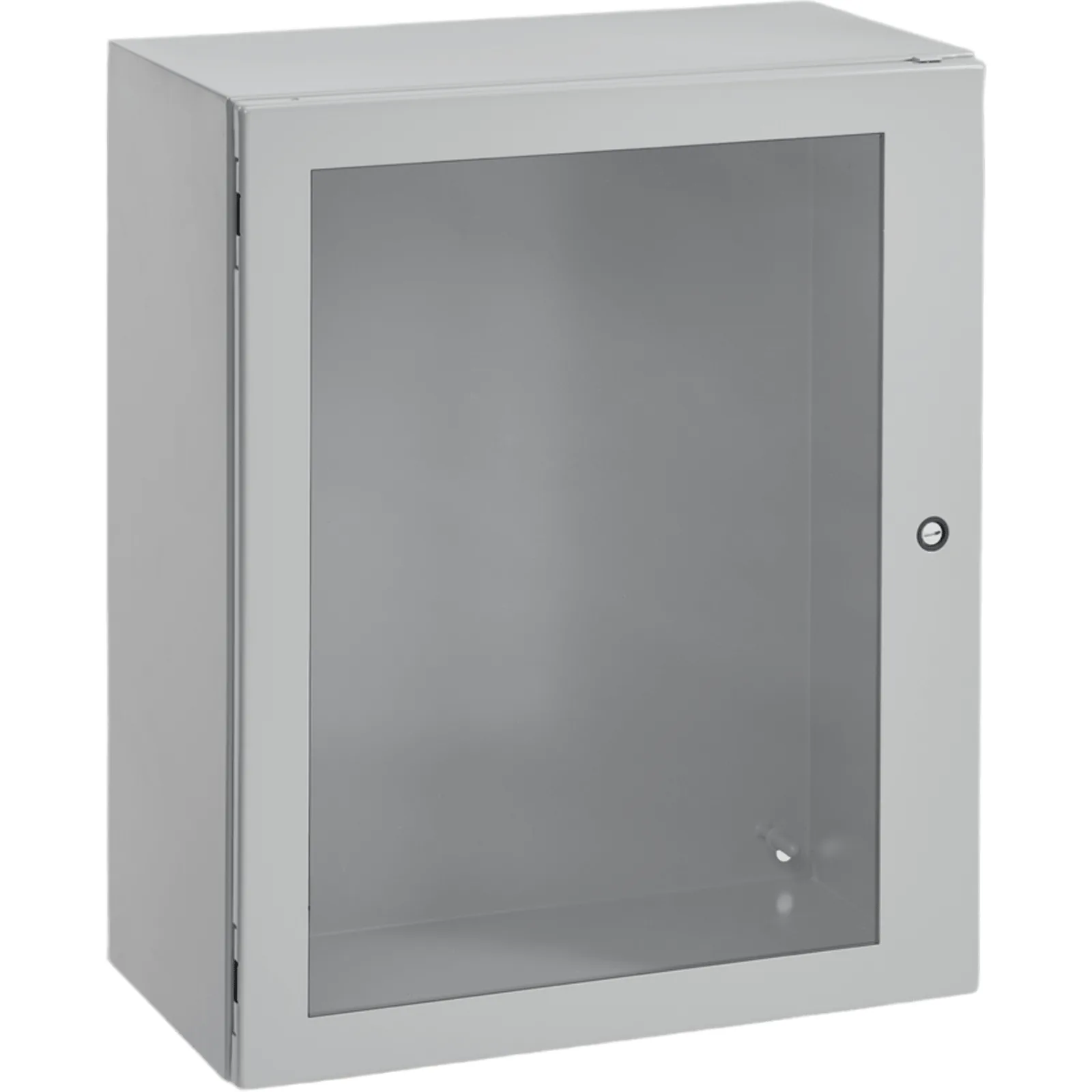 Gabinete Concept con Puerta de Ventana / 508 x 508 x 203 mm (20 x 20 x 8 in) / NEMA 4/12 / IP66 / Acero Gris Claro RAL 7035