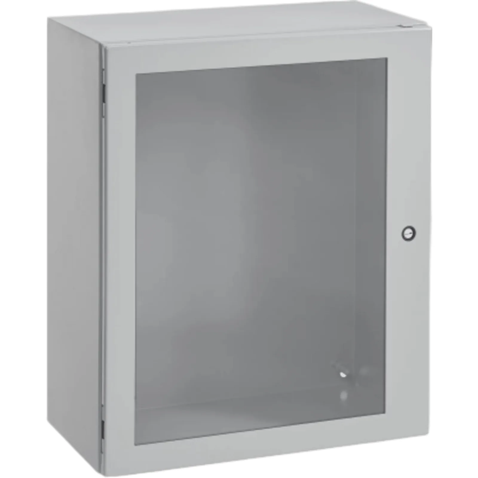 Gabinete Concept con Puerta de Ventana / 610 x 610 x 203 mm (24 x 24 x 8 in) / NEMA 4/12 / IP66 / Acero Gris Claro RAL 7035