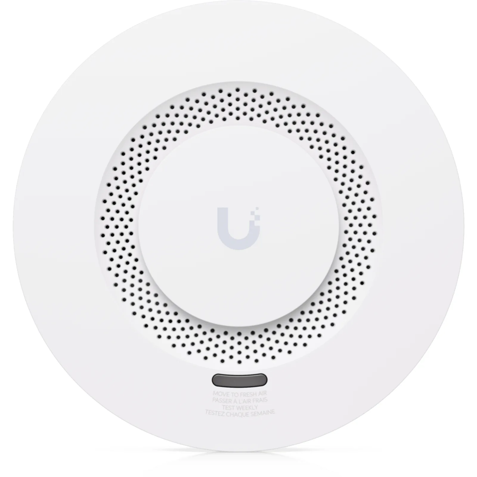 Sensor de humo y monóxido de carbono alimentado por pilas con conectividad inalámbrica SuperLink, que ofrece hasta 10 años de duración de la batería.
