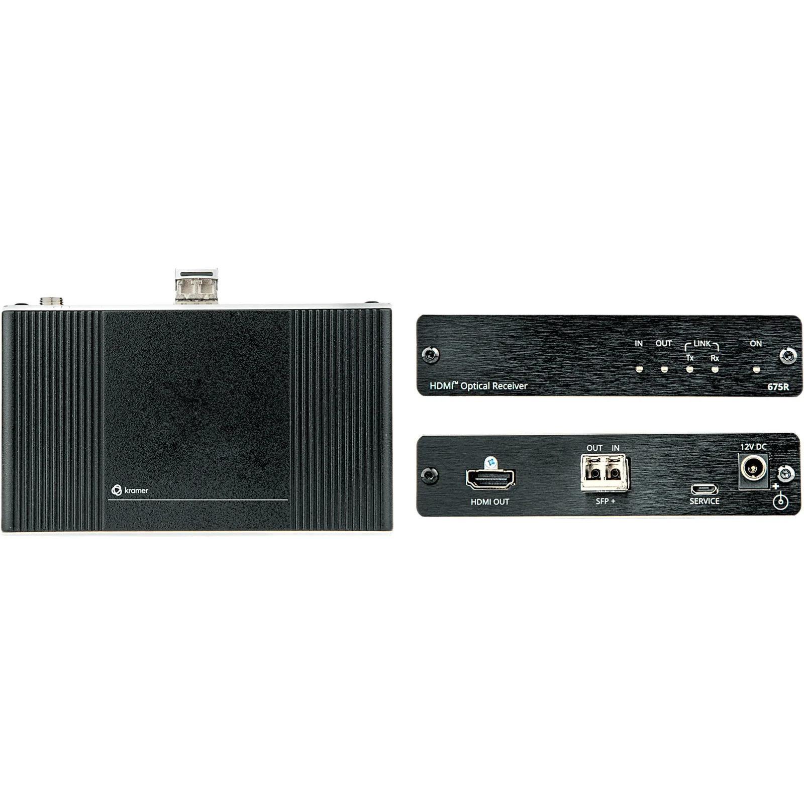 Kit Extensor HDMI 4K60 4:4:4 | Fibra Óptica Multimodo y Monomodo | 18 Gbps | HDCP 2.2 | Latencia Cero | Carcasa Aluminio DigiTOOLS | Ultra Alcance 33 km SM | Kramer