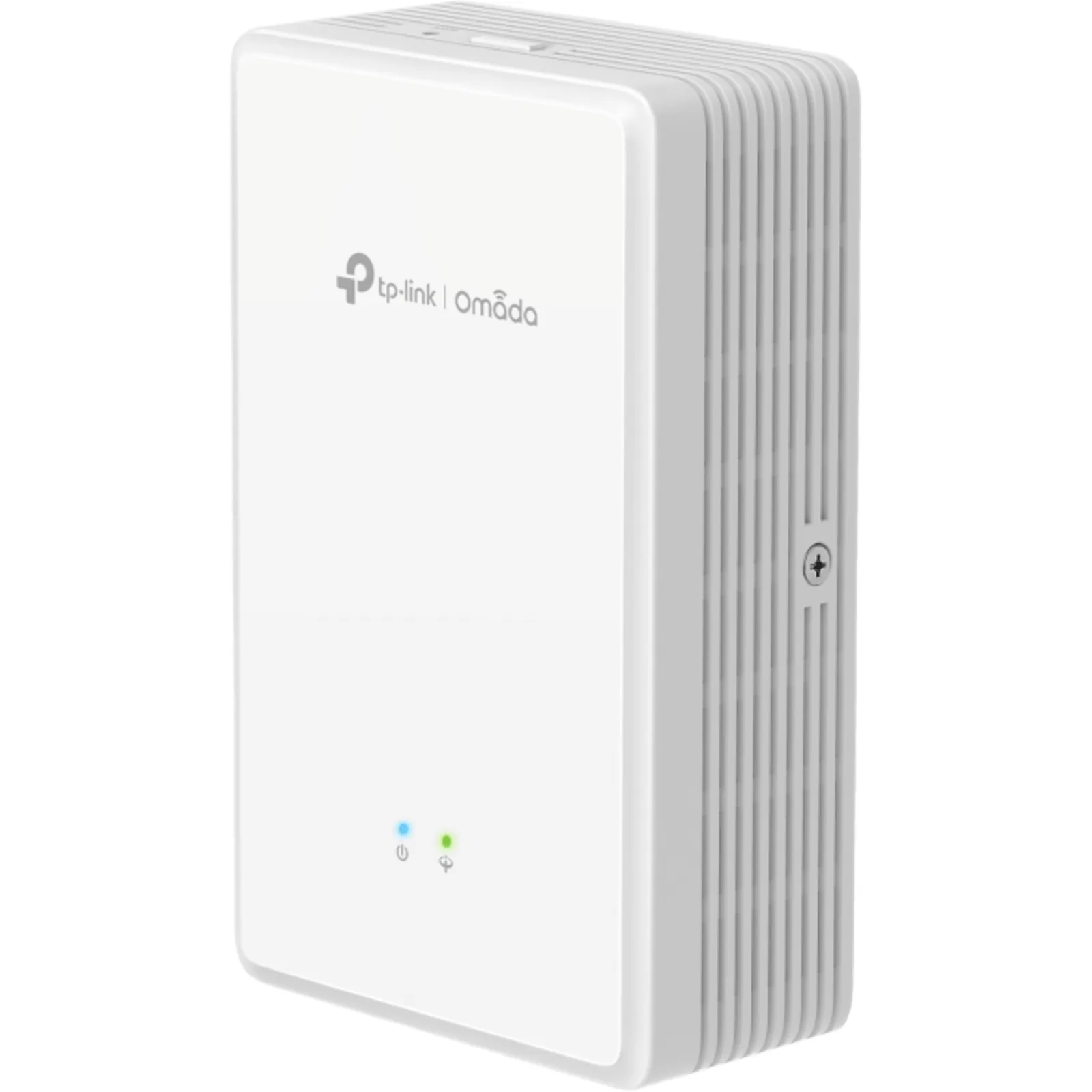 Punto de Acceso GPON de Pared / AX1800 Wi-Fi 6 / 1.8 Gbps / 2 Puertos Gigabit con PoE de Salida / FXS VoIP / Gestión Cloud Omada / Mesh y Roaming