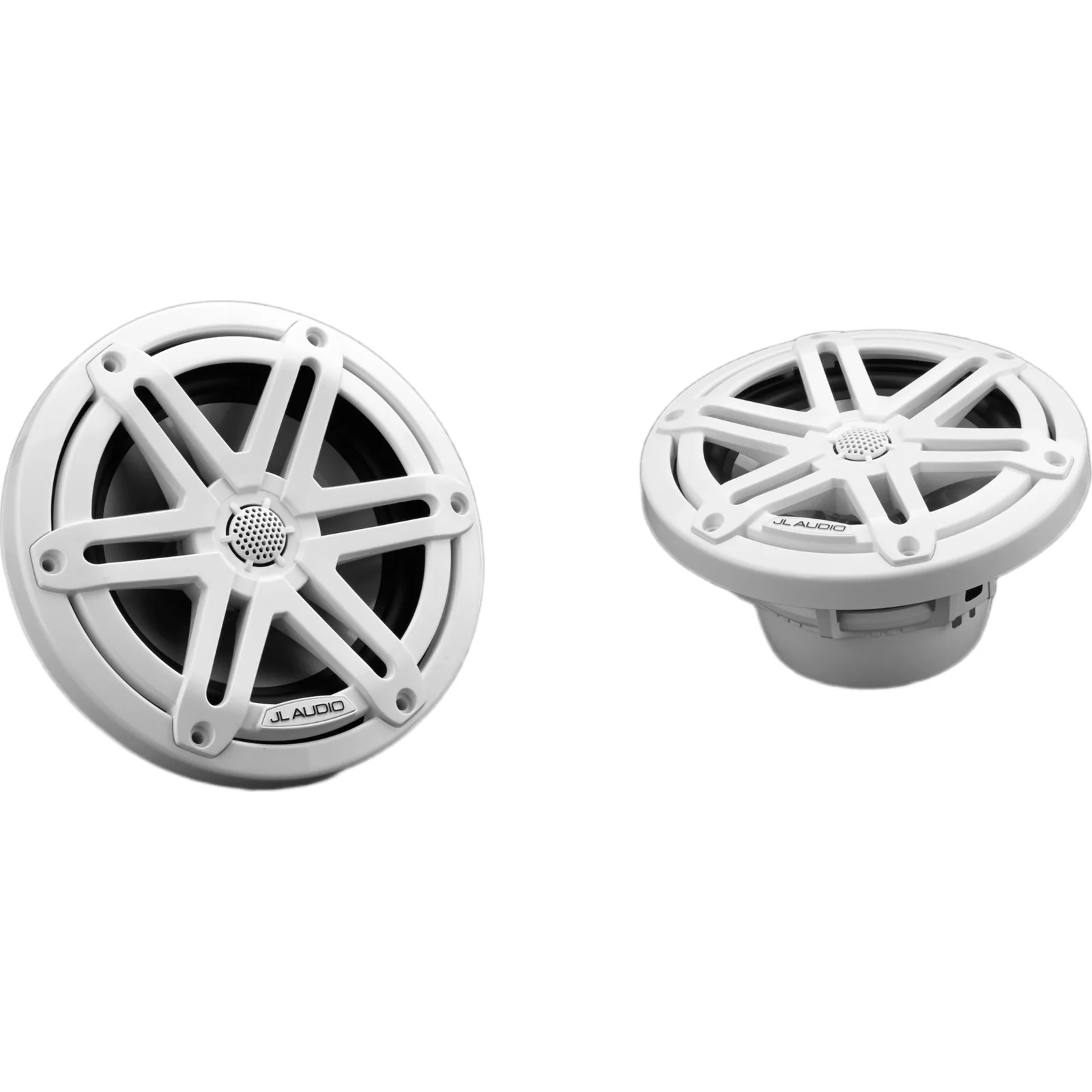 Bocinas Náuticas / 6.5" Coaxial / 60 W RMS / Tweeter Cúpula de Seda / LED Integrado / Rejilla Deportiva Blanca / 3 Años Garantía