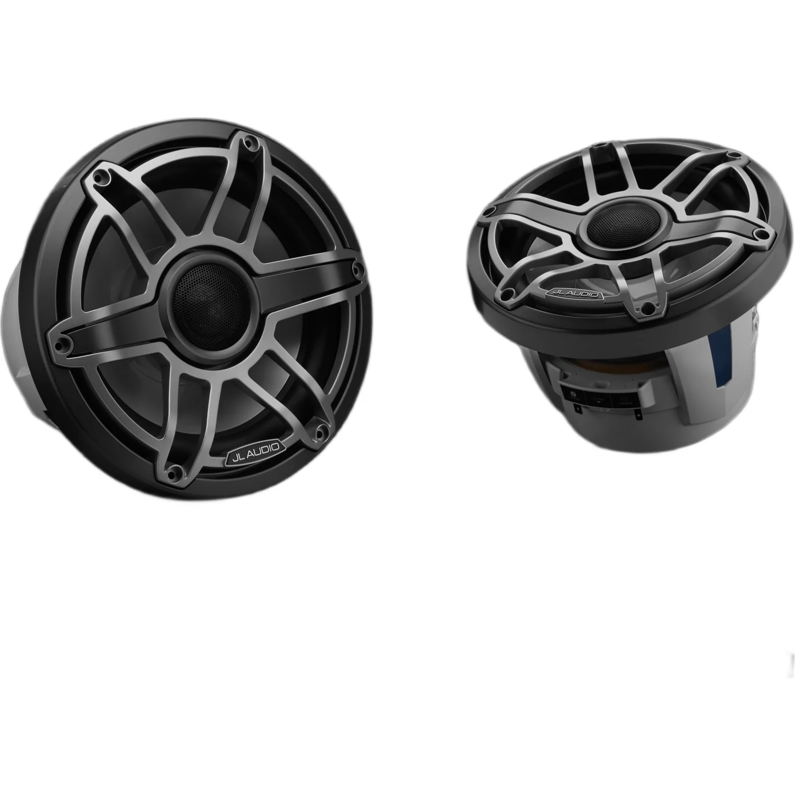 Bocinas Náuticas JL Audio M6 / 8.8" / Coaxial / Rejilla Deportiva de Titanio / 125 W RMS / 4 &Omega; / Iluminación LED Transflective