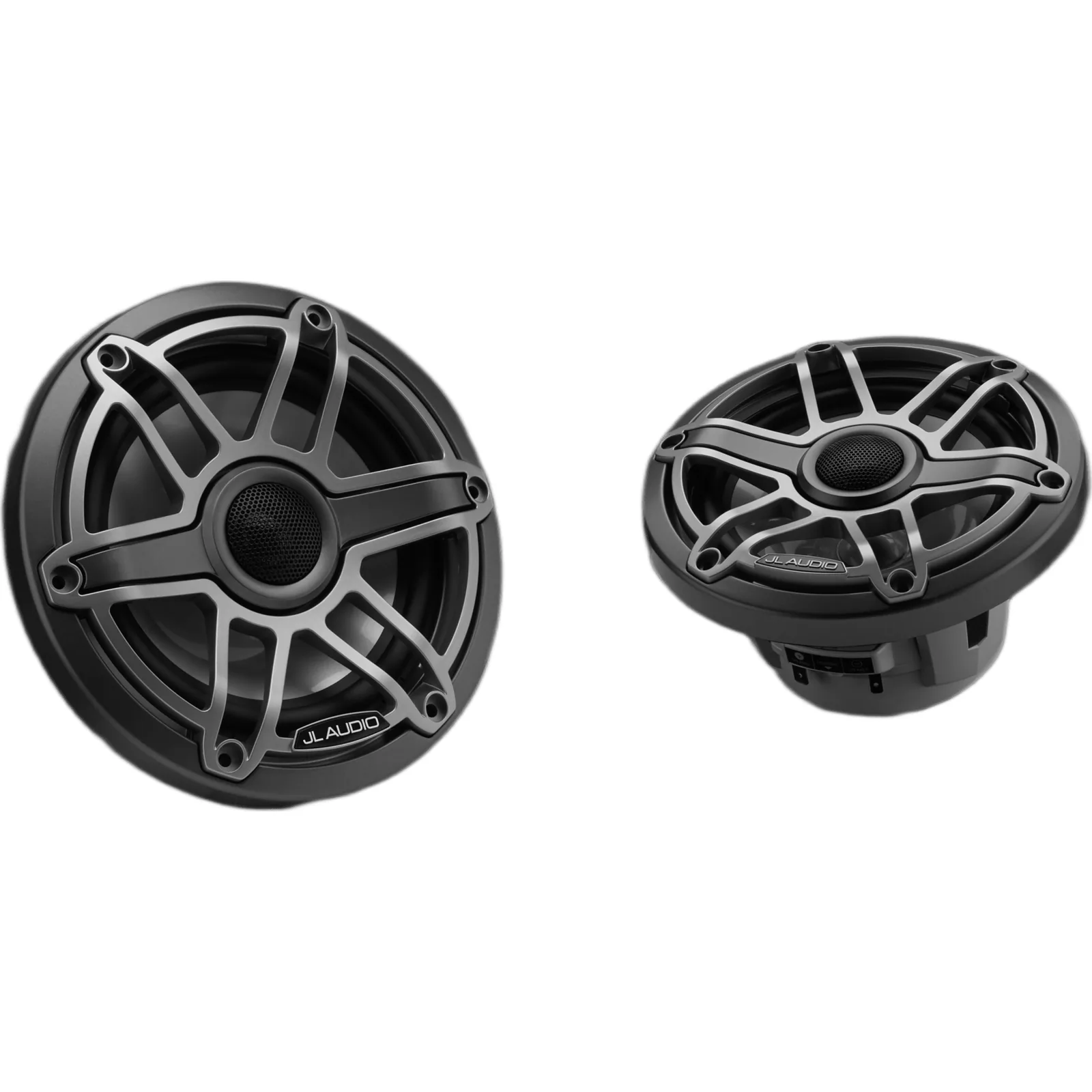 Bocinas Náuticas JL Audio M6 / 6.5" / Coaxial / 75 W RMS / 89.5 dB / Rejilla Deportiva de Titanio / 4 &Omega; / 55 Hz-25 kHz