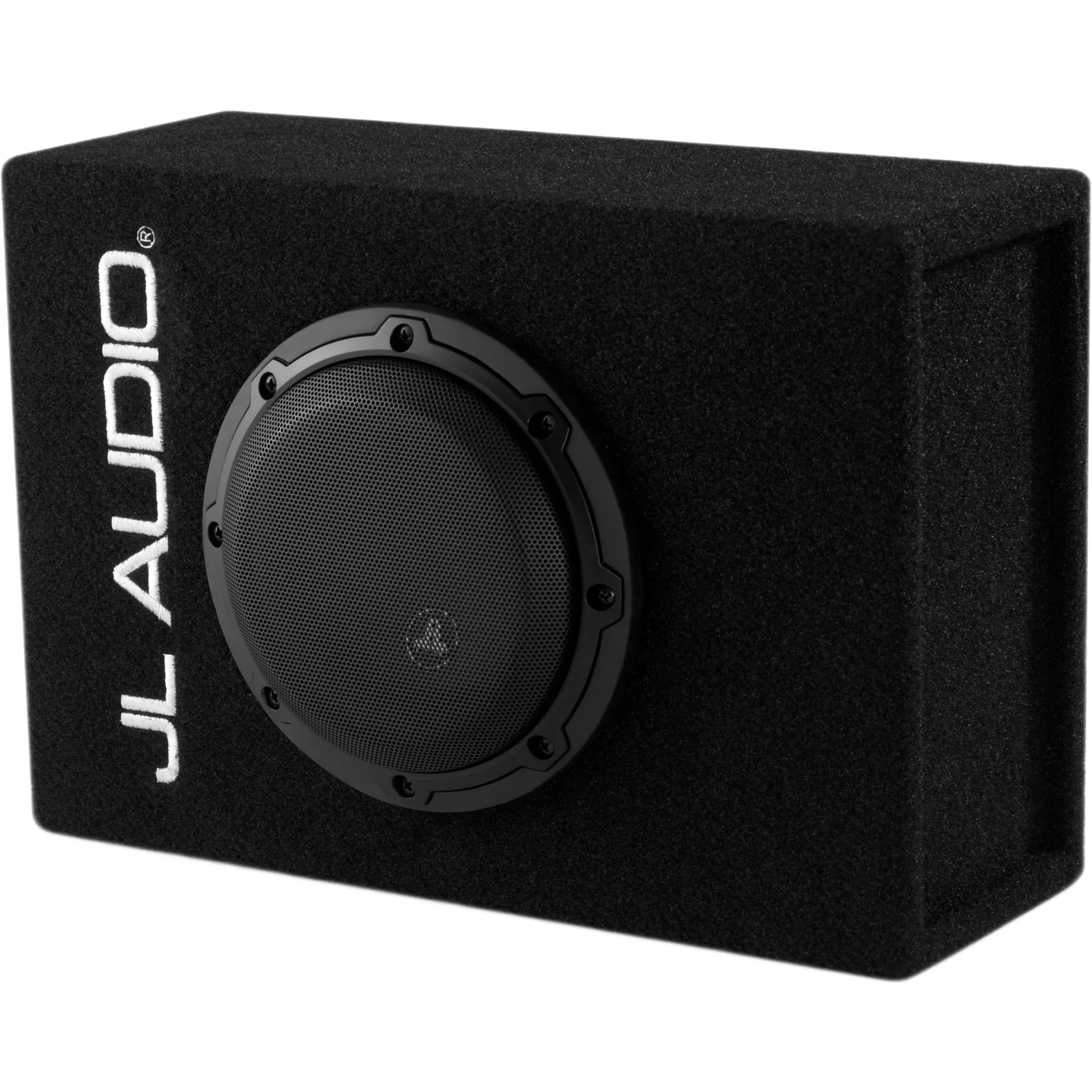 Subwoofer con Caja para Coche / 6.5″ / W3v3 / 150 W RMS / 2 &Omega; o 4 &Omega; / Amplificador Recomendado 50-150 W RMS / Carcasa con Puertos / Rejillas Incluidas / JL Audio MicroSub W3