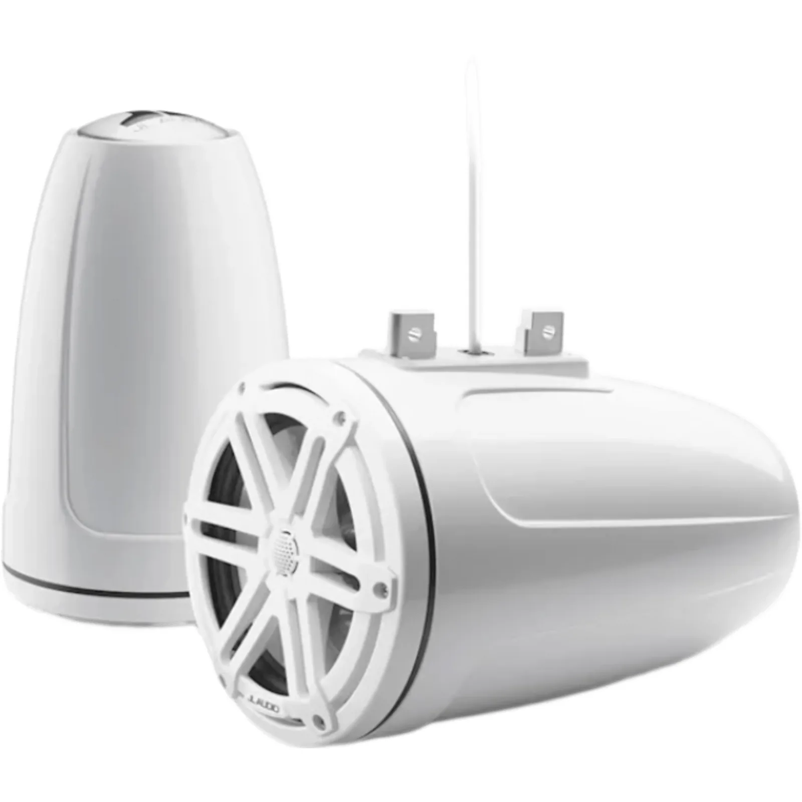 Bocinas Cerradas para Torre / 7.7" (196 mm) / Coaxial Cerrado / 70 W RMS / 4 &Omega; / Sensibilidad 90.5 dB / Respuesta 55 Hz-25 kHz / Rejilla Deportiva Blanca / Sin Iluminación LED / Conexión 16 AWG 3 m (10 ft)