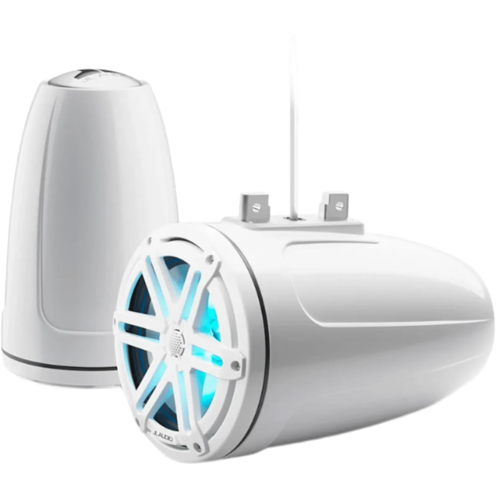 Bocina Cerrada para Torre / Coaxial 7.7" / Cono de Polipropileno Relleno de Mica / Tweeter de Cúpula de Seda 19 mm (0.75 in) / 70 W RMS / 90.5 dB / 55 Hz-25 kHz / 4 &Omega; / Iluminación LED RGB / Rejilla Deportiva en Blanco