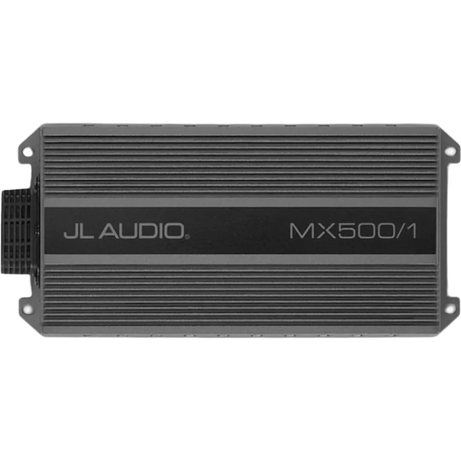 Amplificador Monobloque para Aplicaciones Náuticas y Deportes de Motor / 500 W RMS a 2 &Omega; / Clase D / IPX7 / Dimensiones 45 mm (1.77 in) x 237 mm (9.33 in) x 115 mm (4.50 in) / Peso 1.44 kg (3.18 lb) / Voltaje 11-15 VDC / Filtro Paso Bajo 24 d