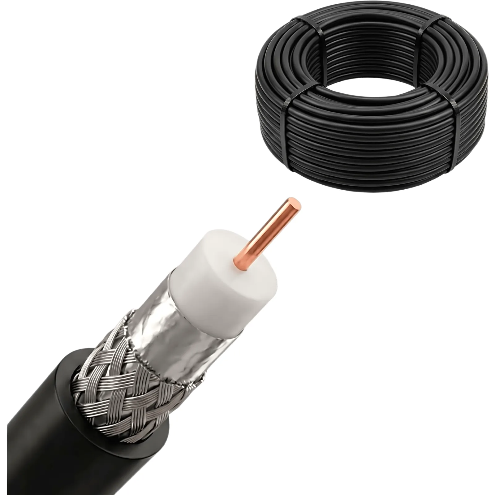 Rollo de 50 Metros de LP400 de 50 Ohms | Cable Coaxial Profesional