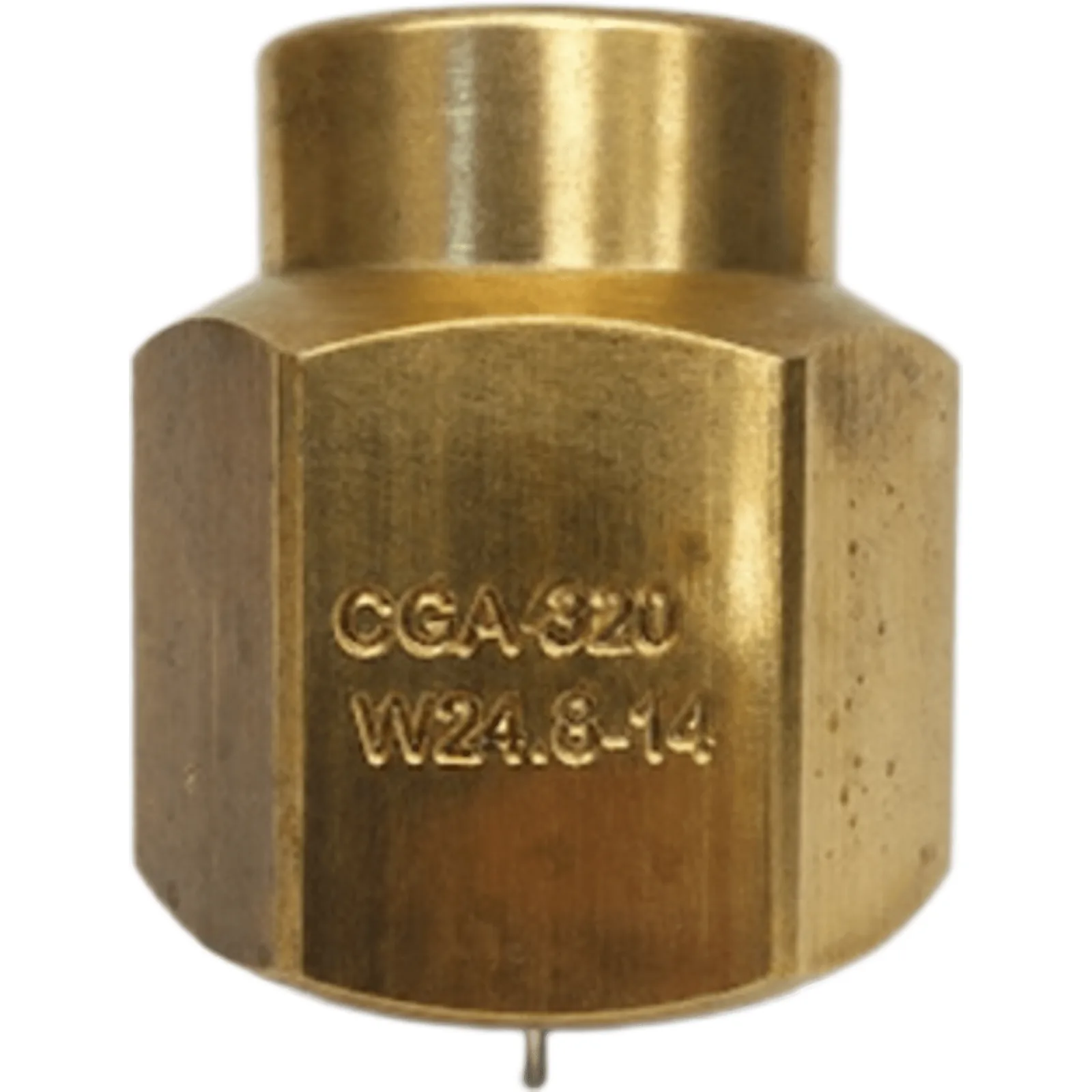 Kit Adaptador de Llenado de Cilindro / Sistema Oxeo / Recarga de Nitrógeno (IG-100) / Conexión CGA-680 x W21.8-14 / Cuerpo de Latón Mecanizado / Incluye Adaptador (23957) + Empaque (28033) / Presión de Llenado 200 bar (2,901 ps