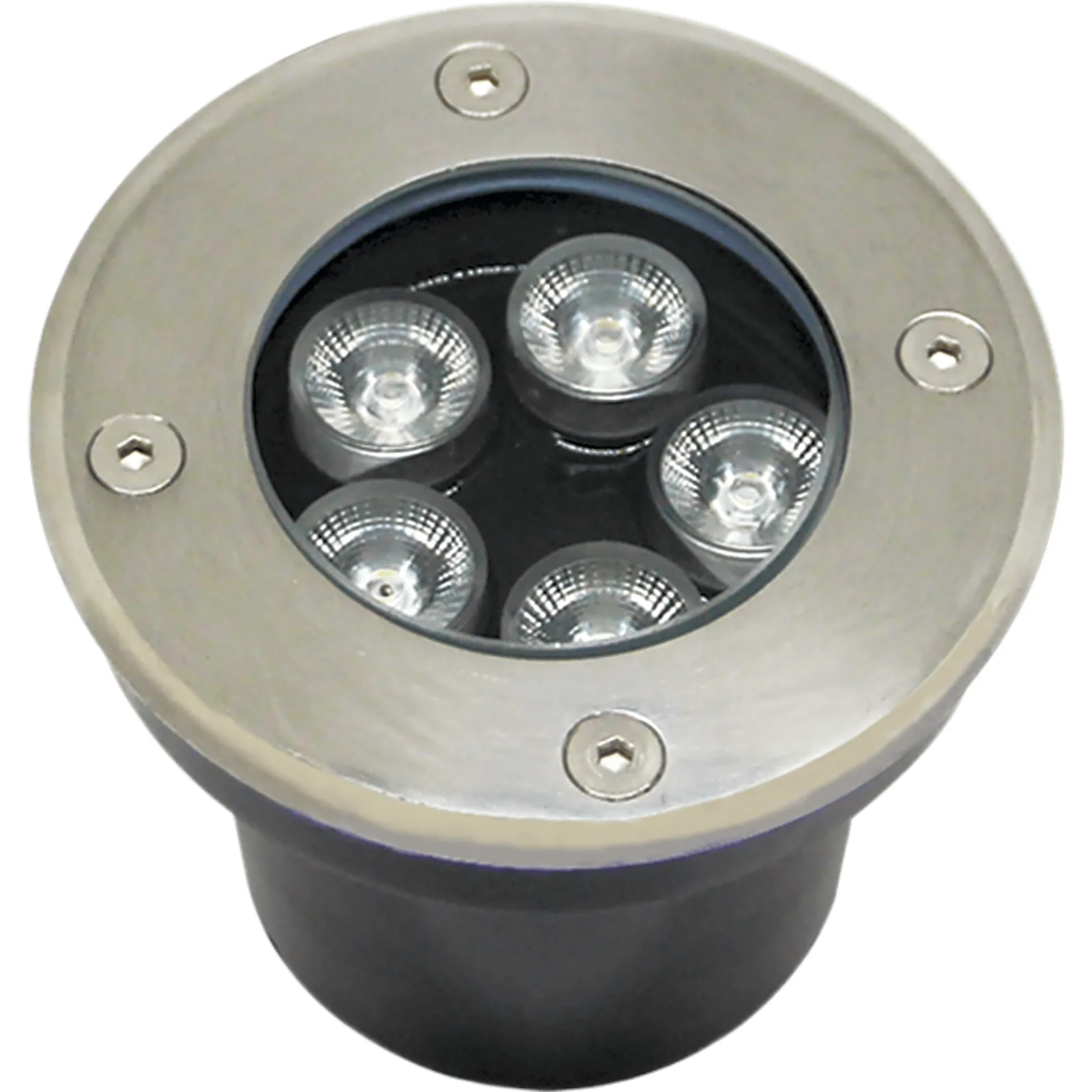 Luminario Empotrar en Piso / Temperatura de Color 2 700 K/ Multivoltaje 110-240V~ 60Hz / Ángulo de Luz 36° / Aleación de Aluminio y Vidrio Templado / Uso en Exterior IP66 / No Dimeable