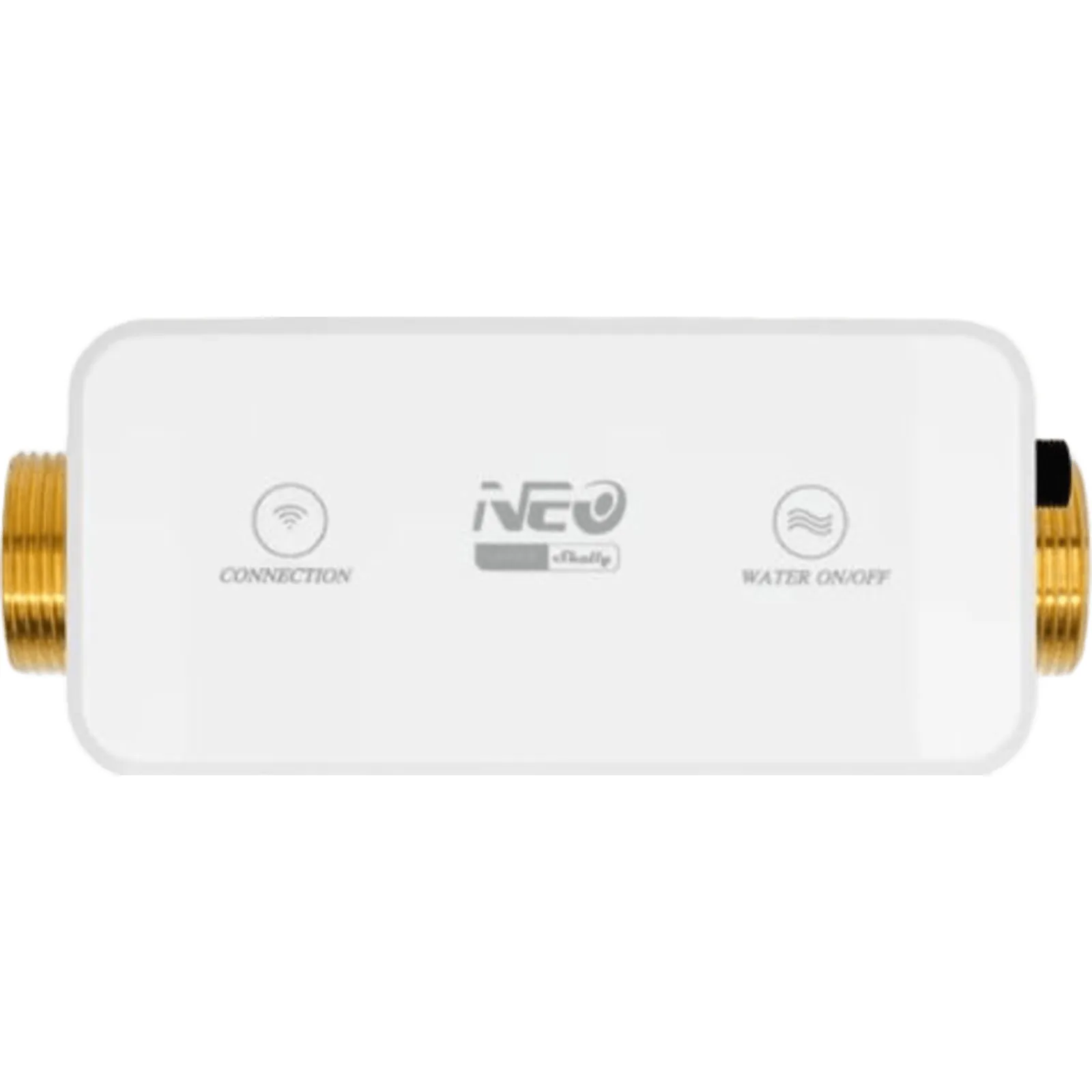 Válvula de Agua Inteligente / Medición Ultrasónica de Flujo, Presión y Temperatura / Wi-Fi y Bluetooth 5.0 / Rosca G1-1/4 BSPP con Adaptador DN25 /