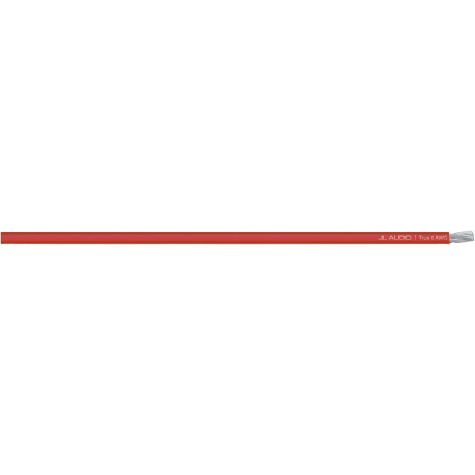 Cable de Alimentación para Audio / 8 AWG Real / 250 pies (76.2 m) / Cobre OFC Estañado / 735 Hilos / Cubierta PVC Rojo Translúcido / Hasta 40 A