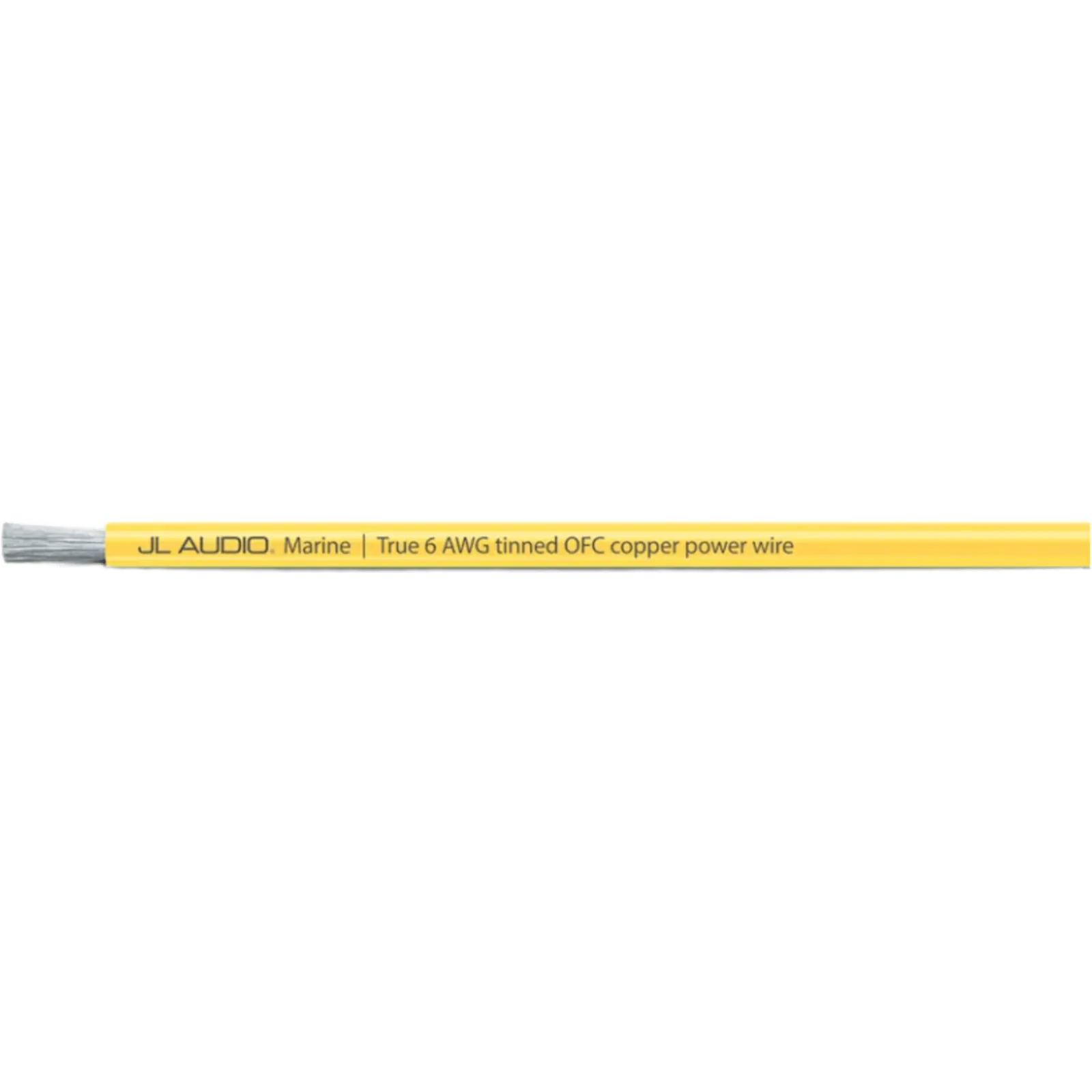 Cable de Alimentación Marino ABYC / 6 AWG / 200 pies (61 m) / Amarillo / Cobre OFC Estañado / 1,176 Hebras / PVC Flexible / Resistente a Aceite, Gasolina y UV / Instalaciones Marinas y Automotrices
