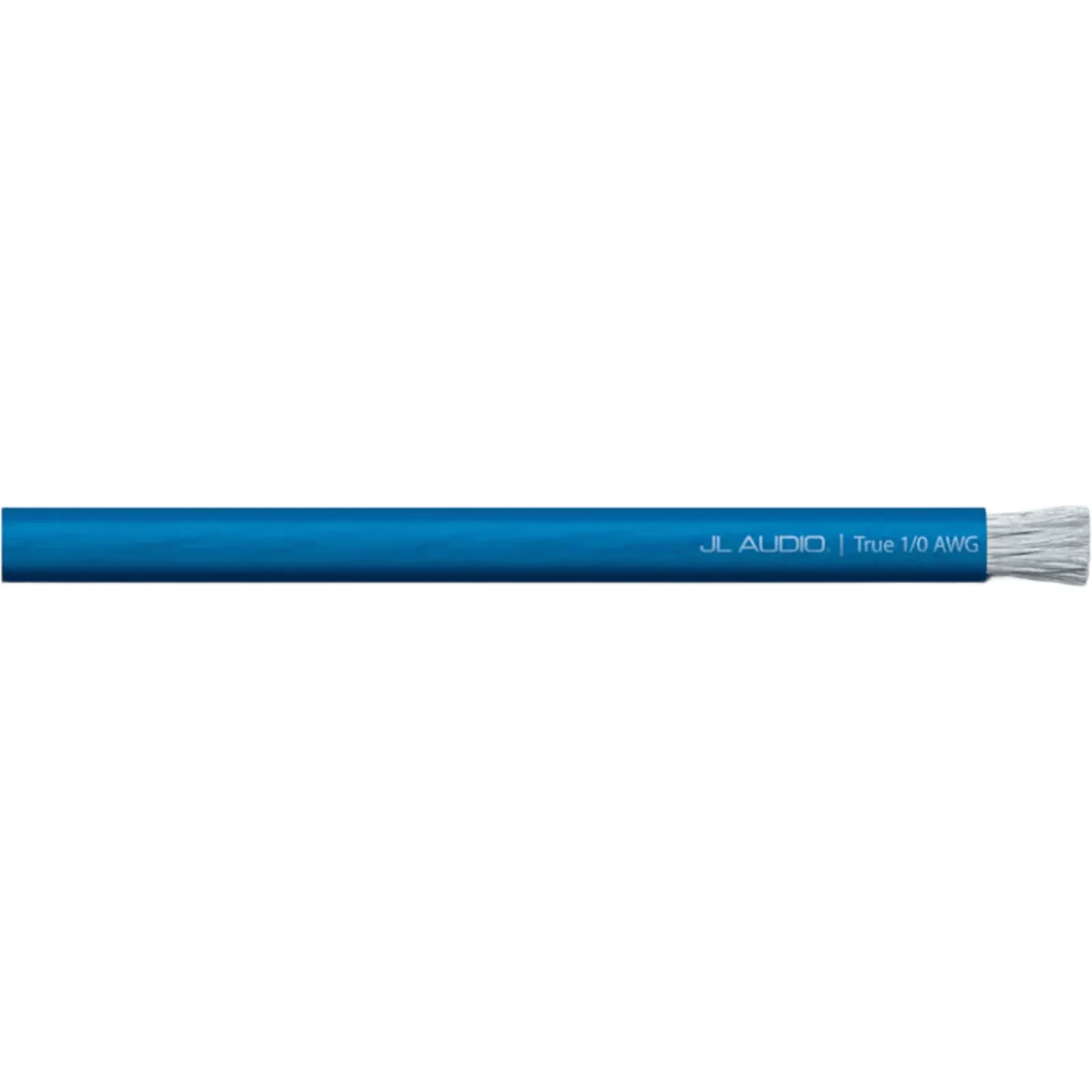Cable de Alimentación y Tierra / 1/0 AWG Real / 50 pies (15.2 m) / Cobre OFC Estañado / 4,704 Hebras / Cubierta PVC Flexible / Azul Translúcido / Hasta 250 A / Uso Automotriz y Marino