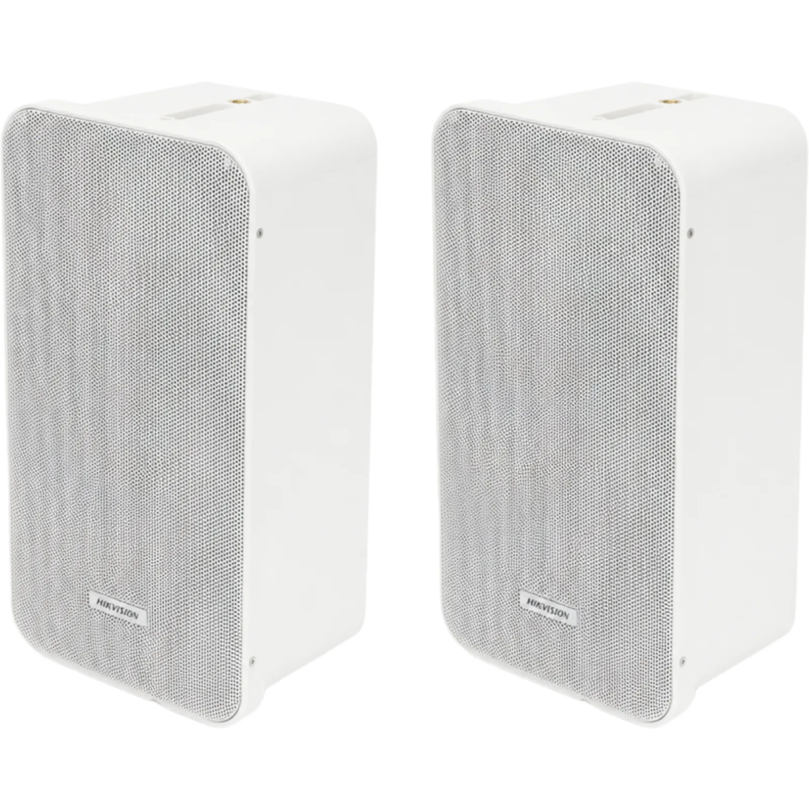 KIT DE Bocinas Tipo Columna | 20 Watts | 100 V | Rejilla de Metal | Montaje en L | Exterior IP66 | Música Ambiental