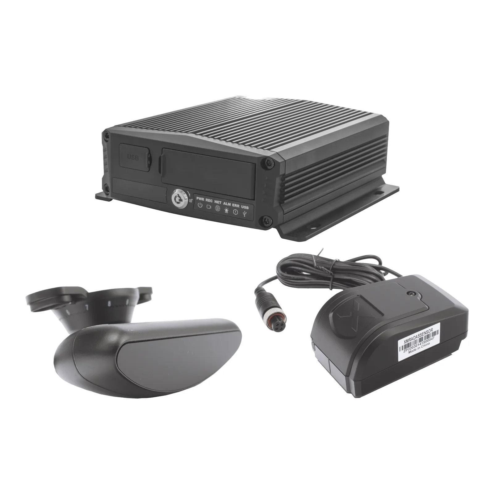 KIT IA MDVR Streamax / incluye sensor ADAS / incluye sensor DSM / MDVR tiene conexiones 4G WIFI y GPS. identifica el comportamiento del conductor