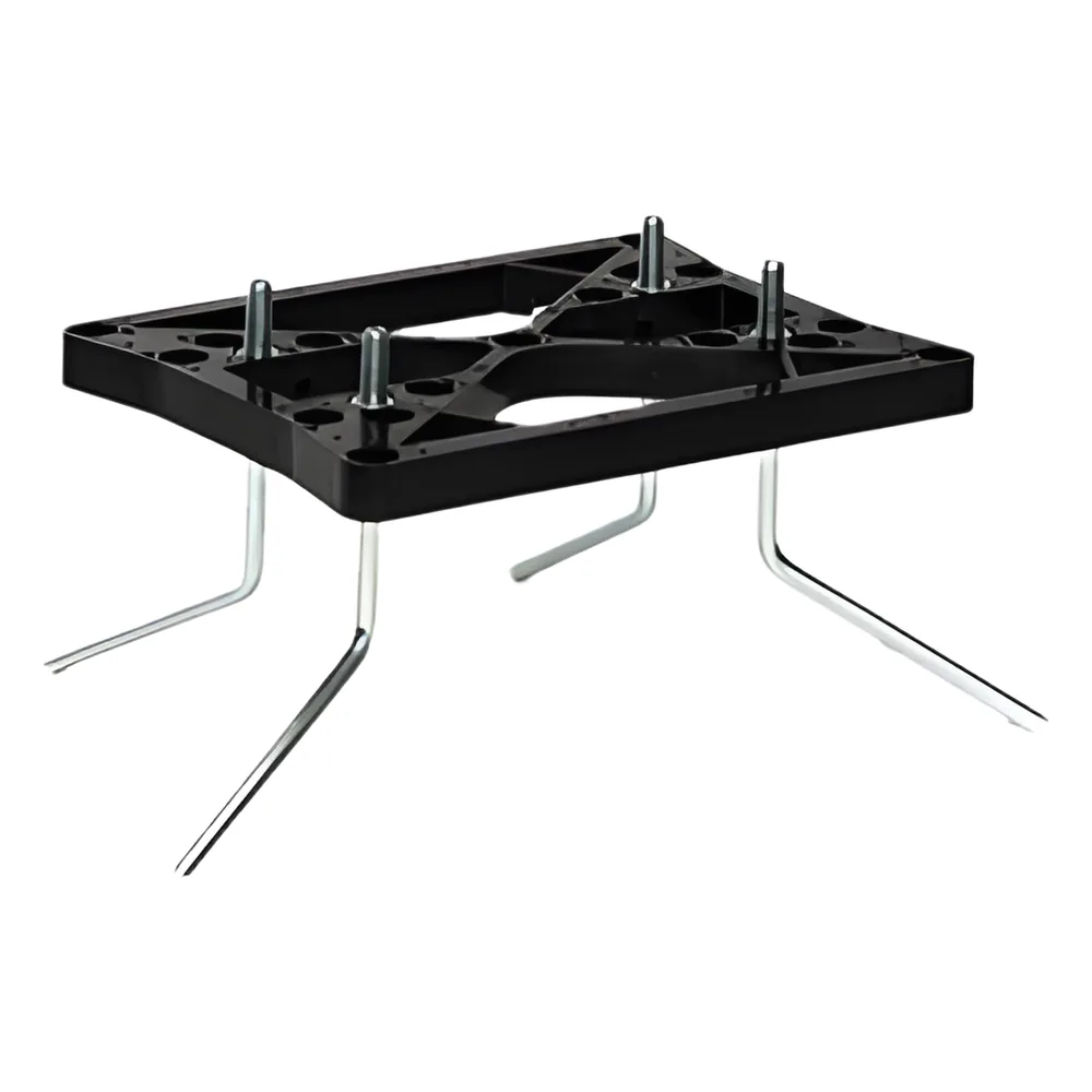 Base de fijación en concreto/cemento para sujeción extra en terrenos no uniformes, con dificultades o poco compactos. Válida para modelos PT.