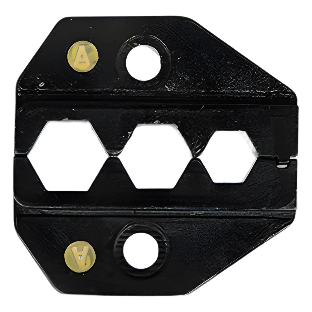 Mordaza para Plegar Conectores de Anillo en RG-59/U, RG-6/U y tipo F (CATV) en tamaños de 0.255", 0.324" y 0.305".
