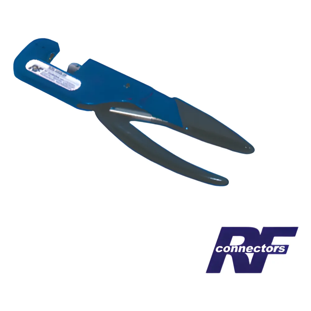 Pinzas Profesionales tipo Pistón, para Plegar Conectores de Anillo en Cable Coaxial.