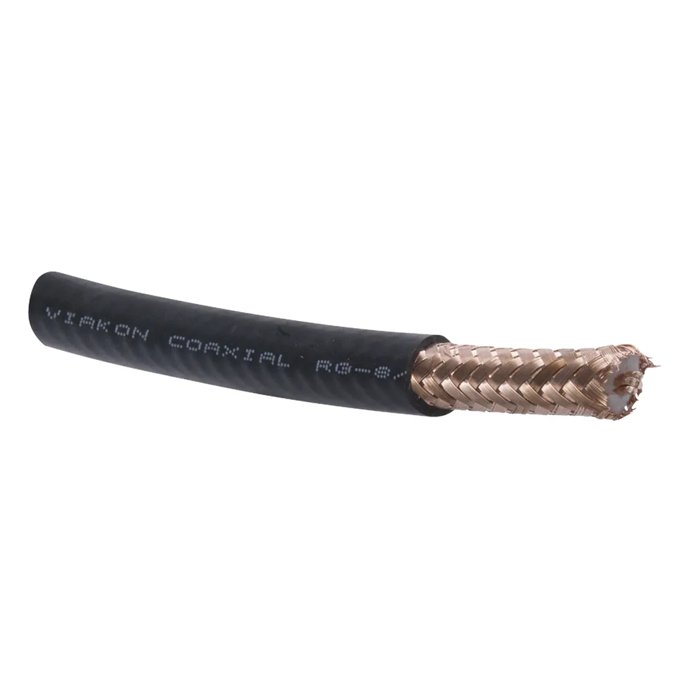 Cable Coaxial / RG8 / 100 Metros (328.08 Pies) / 50 OHMS / 4.1 dB / Malla de Cobre al 97 % / Hecho en México / Intemperie