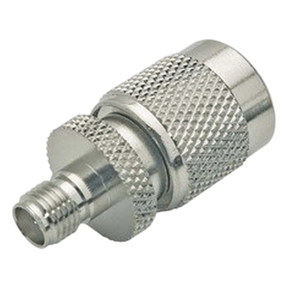 Adaptador en Línea, de Conector SMA Hembra a TNC Macho, Níquel/ Oro/ Teflón.