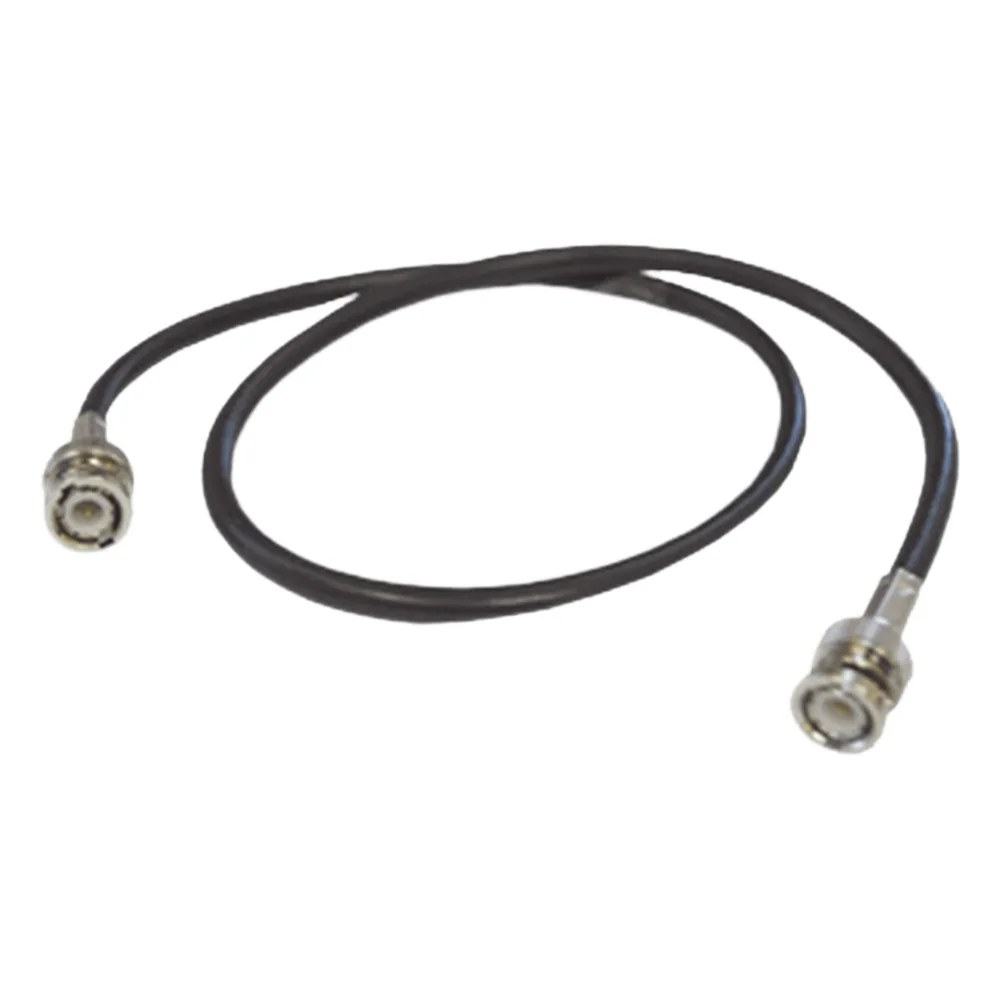 Cable Coaxial RG-59U-SYS-COBRE (30 cm) Cinta Poliester, 40% Malla-Aluminio, BNC Macho-BNC Macho.