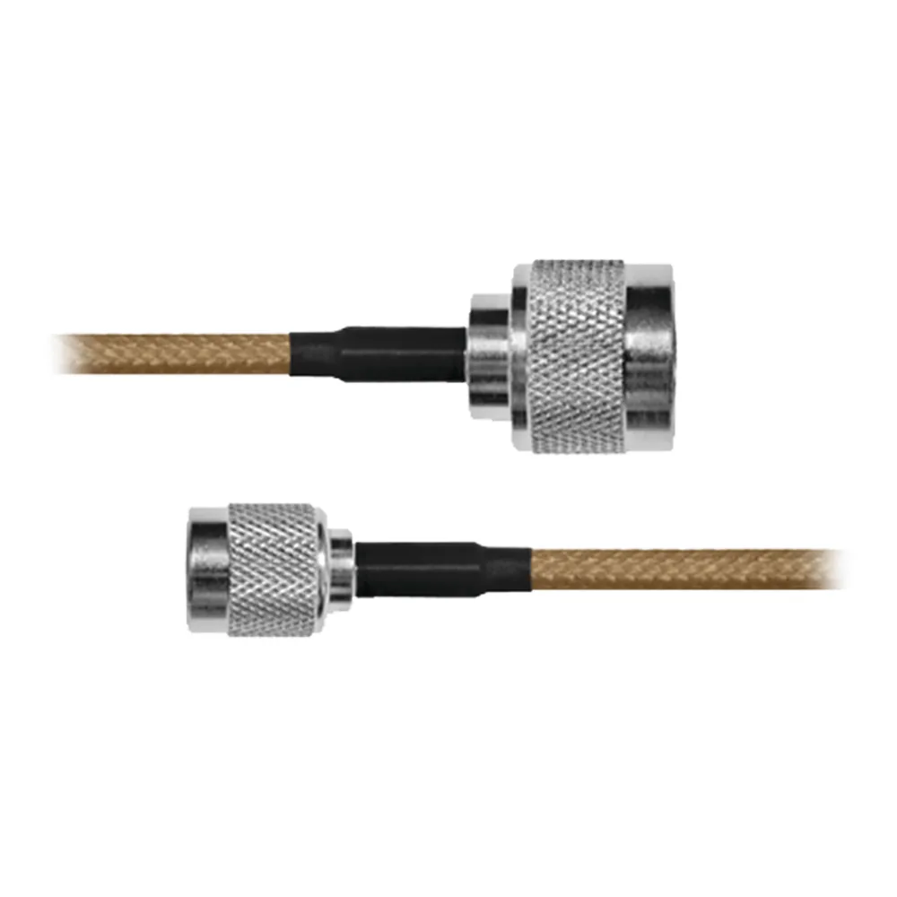 Cable RG-142/U, con conectores N Macho / TNC Macho de 60 cm.