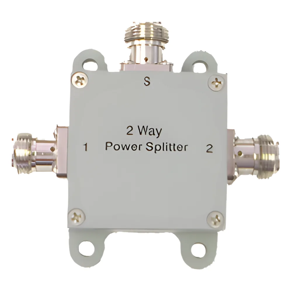 Divisor de potencia para 2 antenas conectores N hembra, 2200 - 2600 MHz.