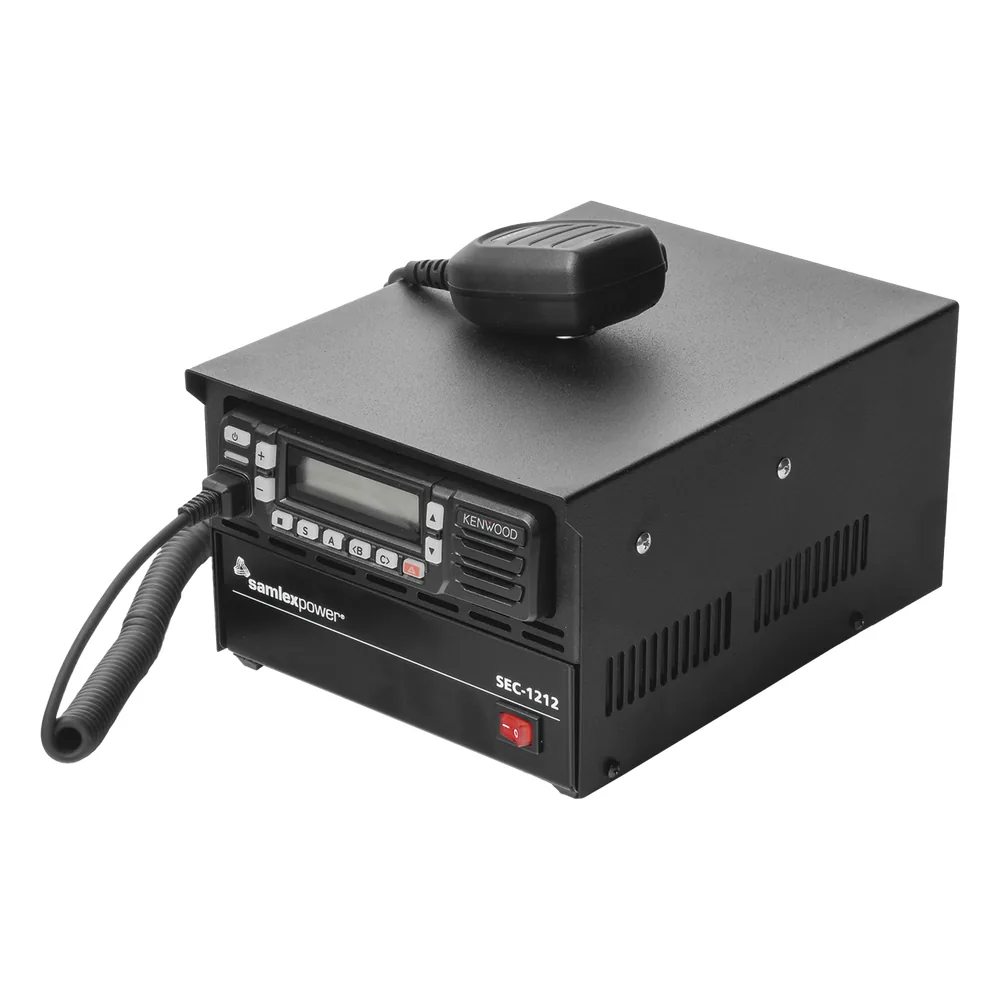 Gabinete para Radios NX-1700, NX-1800, NX-3720, NX-3820, Compatible con Fuente SEC1212 (Fuente y Radio NO incluidos)