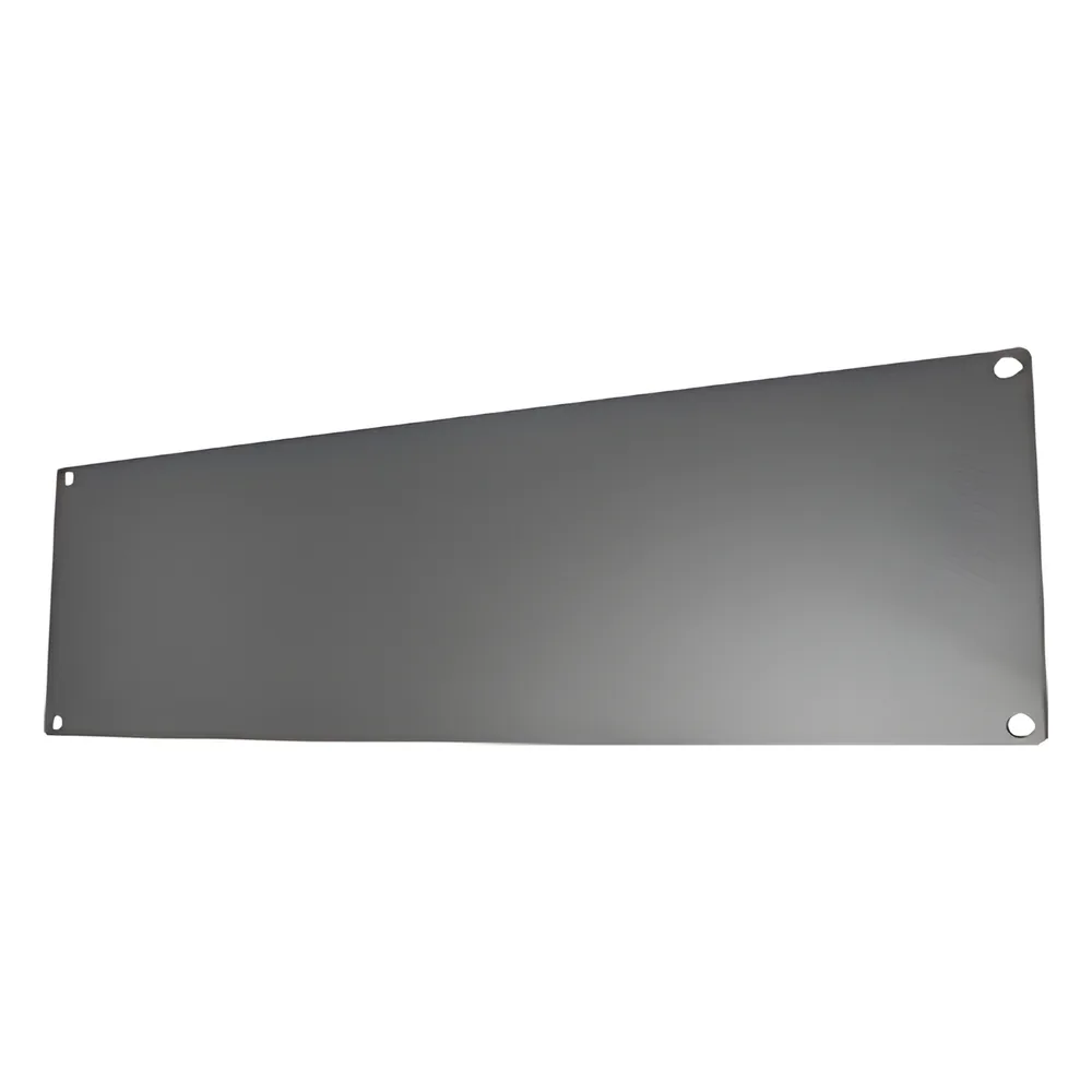 Tapa ciega para rack de 19" fabricada en aluminio 2 UR.
