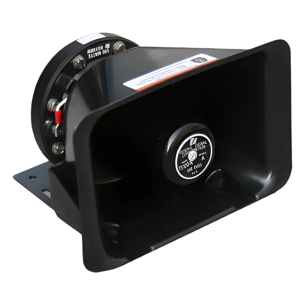 Bocina de Uso Rudo TS100N, con 100W de Potencia