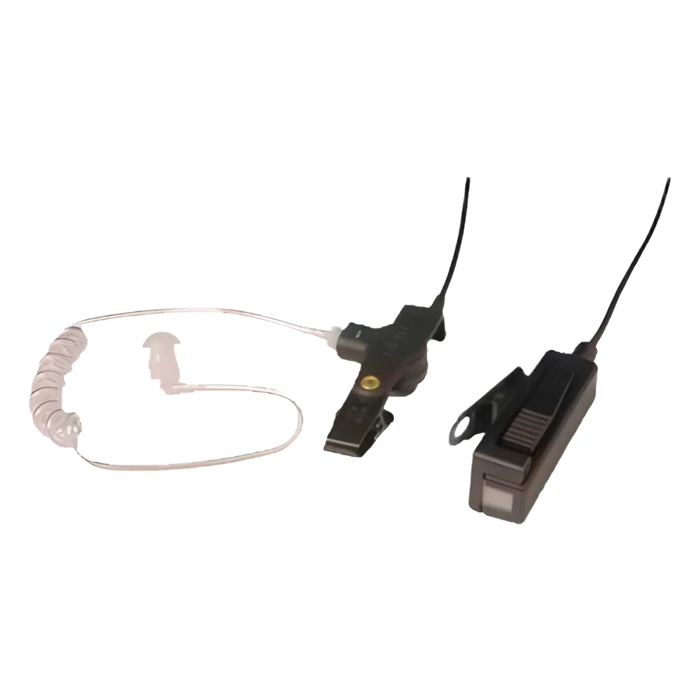 Kit de Micrófono-Audífono Profesional de 2 Cables / Tubo Acústico / Kevlar / Compatible ICOM IC-F3003/4003/3013/4013/3021/4021