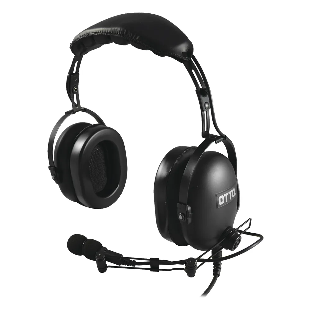Diadema Heavy Duty sobre la cabeza para KENWOOD NX-340/320/420, TK-3230/3000/3402/3312/3360/3170