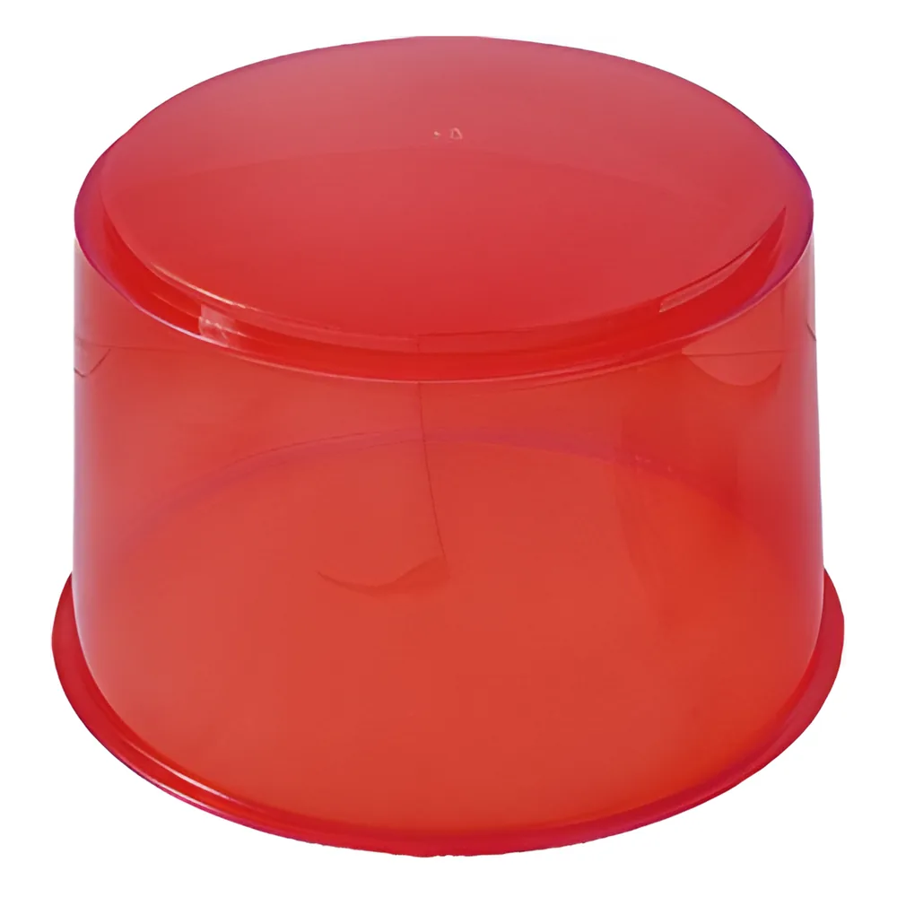 Domo de reemplazo para luz giratoria económica (modelo 100), color rojo
