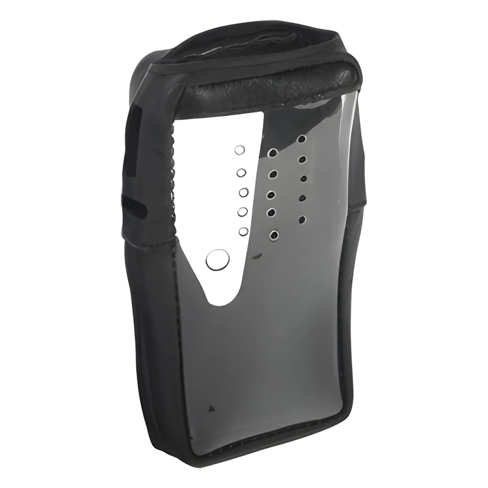 Funda de Piel Reforzada V1 con Cubierta de Plástico para Radios TK-2000K, TK-3000K