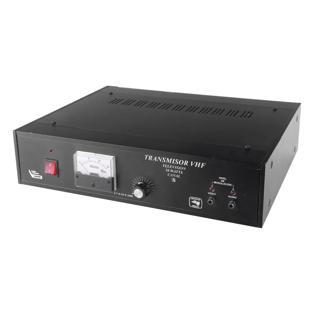 TRANSMISOR DE TELEVISION TV10B/5, CANAL 5 y 10 W de Potencia.
