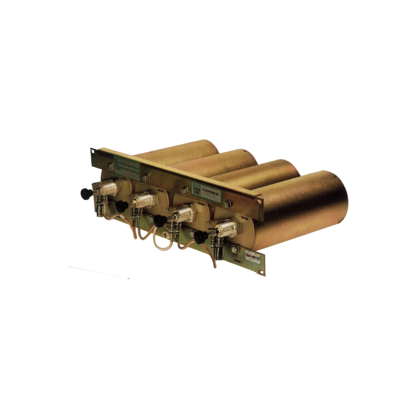Duplexer Pasa Banda-Rechazo de Banda, 442-450 MHz, 4 Cavidades (4" Dia.) 5 MHz, 350 Watt, N Hem.