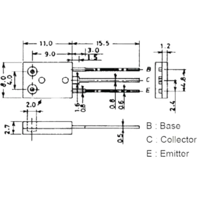 Transistor Epitaxial o de Switcheo para Radio TK-730