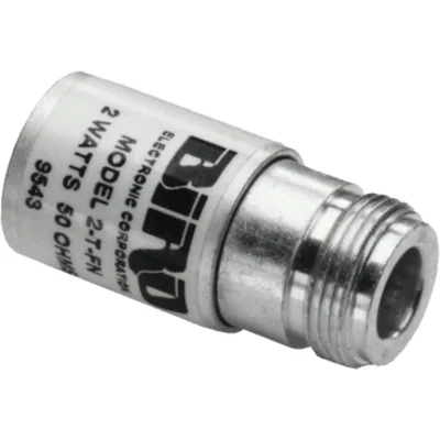 Carga Fantasma Coaxial, 50 Ohm, DC-6 GHz, 2 Watt, Conector N Hembra.