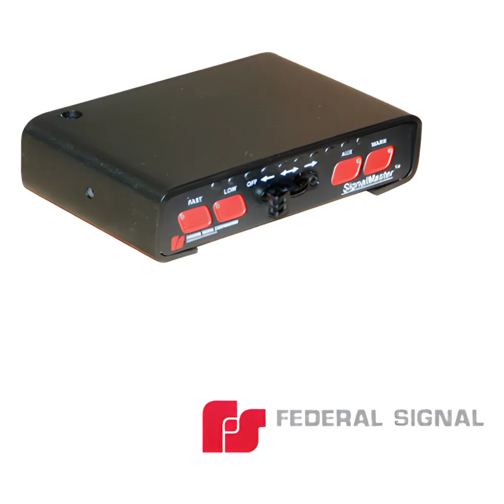 Controlador de lujo para SignalMaster de 6 o 8 módulos, 12 ó 24 Vcc, 14 patrones de destello seleccionables por el instalador